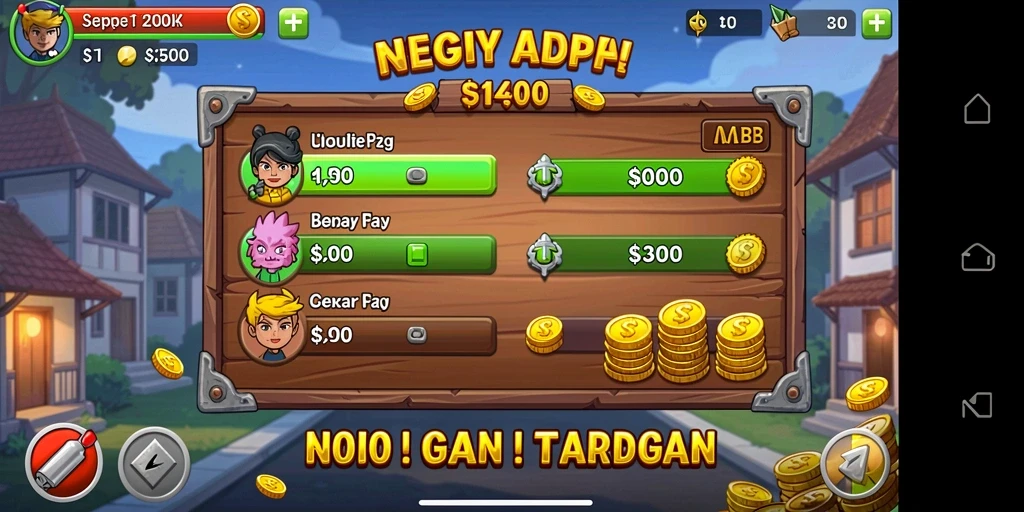 an777 - Screenshot memperlihatkan fitur multiplayer yang mengasyikan.